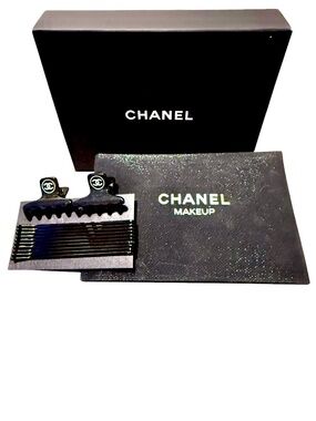 CHANEL | Accessories | Chanel Womans Hair Clips In Red Cream  display picture 1